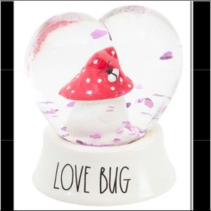 Rae Dunn LOVE BUG snow globe